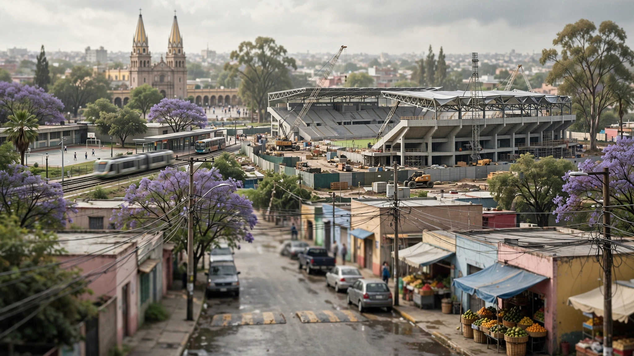 Representación del nuevo estadio que PRODI y la Universidad de Guadalajara construirán en Ciudad UdeG