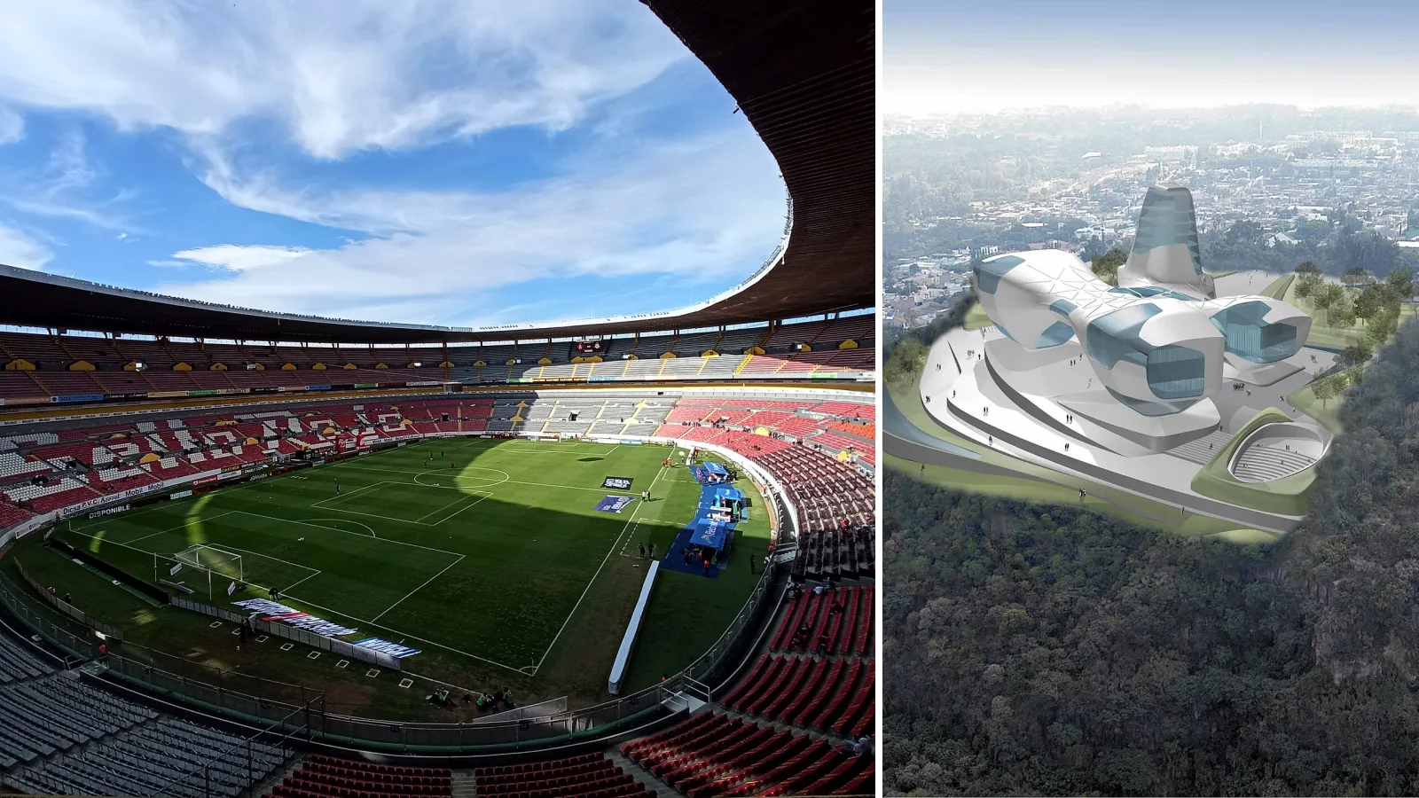 Estadio Jalisco, Museo Guggenheim de Guadalajara — fotos ilustrativas