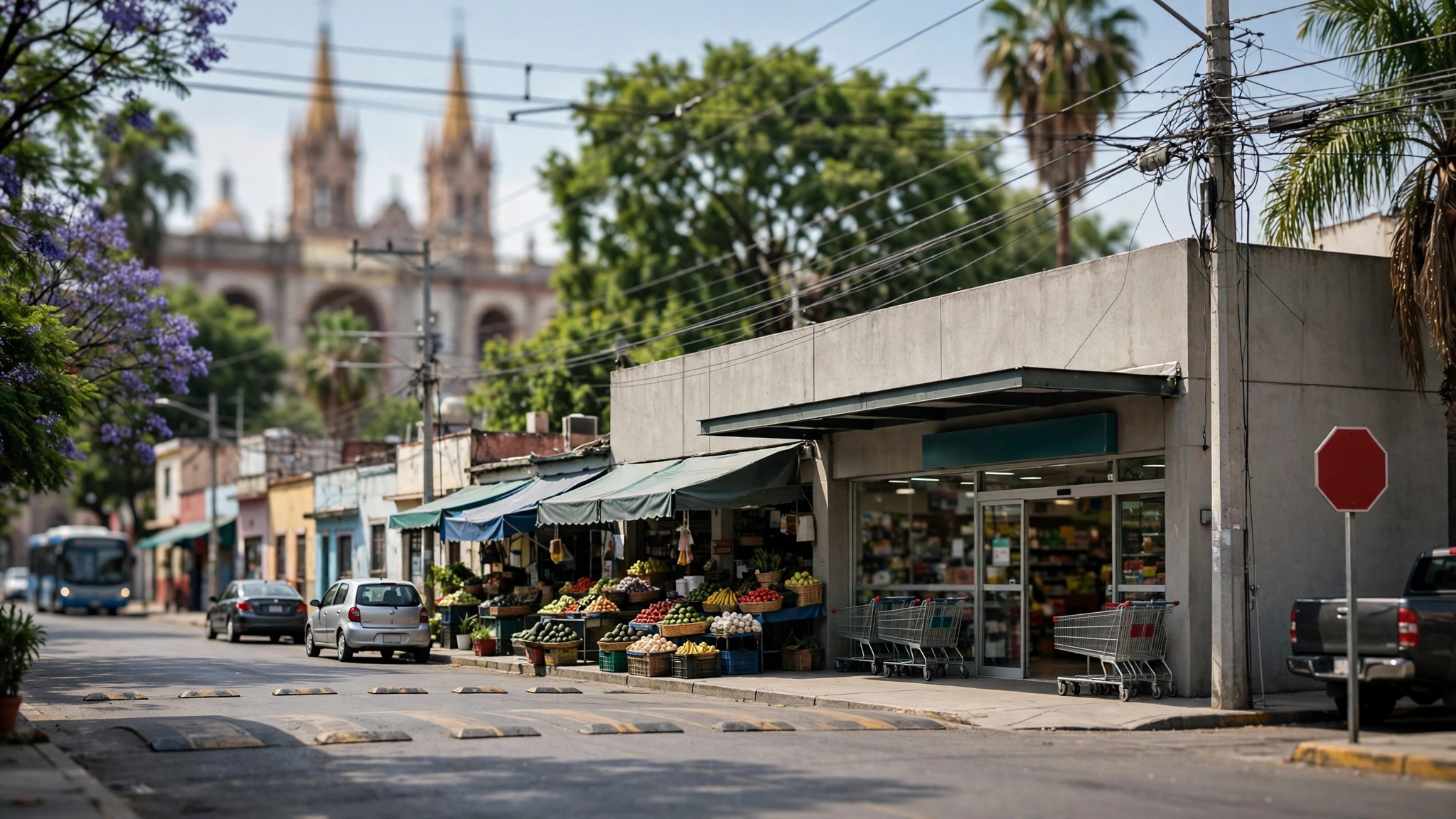Fachada de una tienda Soriana Super en Guadalajara