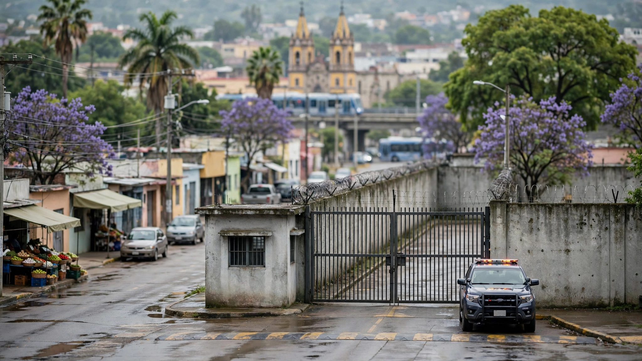 Reja del complejo penitenciario de Puente Grande en Jalisco