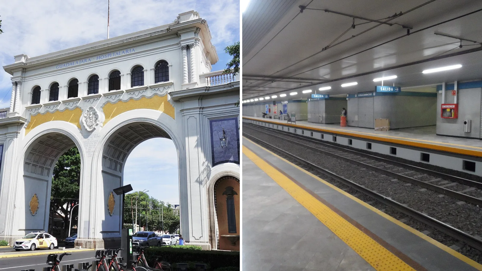 Arcos de Guadalajara, Estación Ávila Camacho — fotos ilustrativas